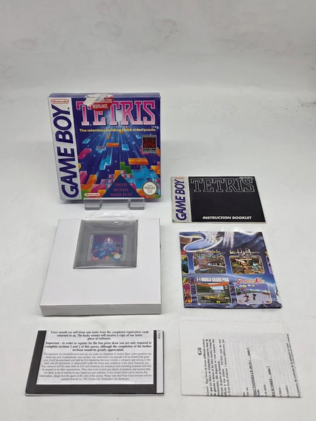 Nintendo - Gameboy Classic - Extremely Rare - "Tetris"...