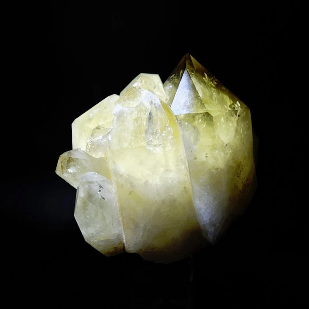 Very rare natural citrine quartz