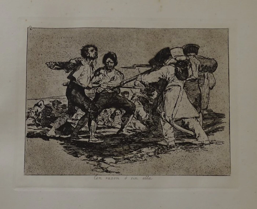 Francisco De Goya (1746-1828) - Con Razon o Sin ella- Disaster of the War