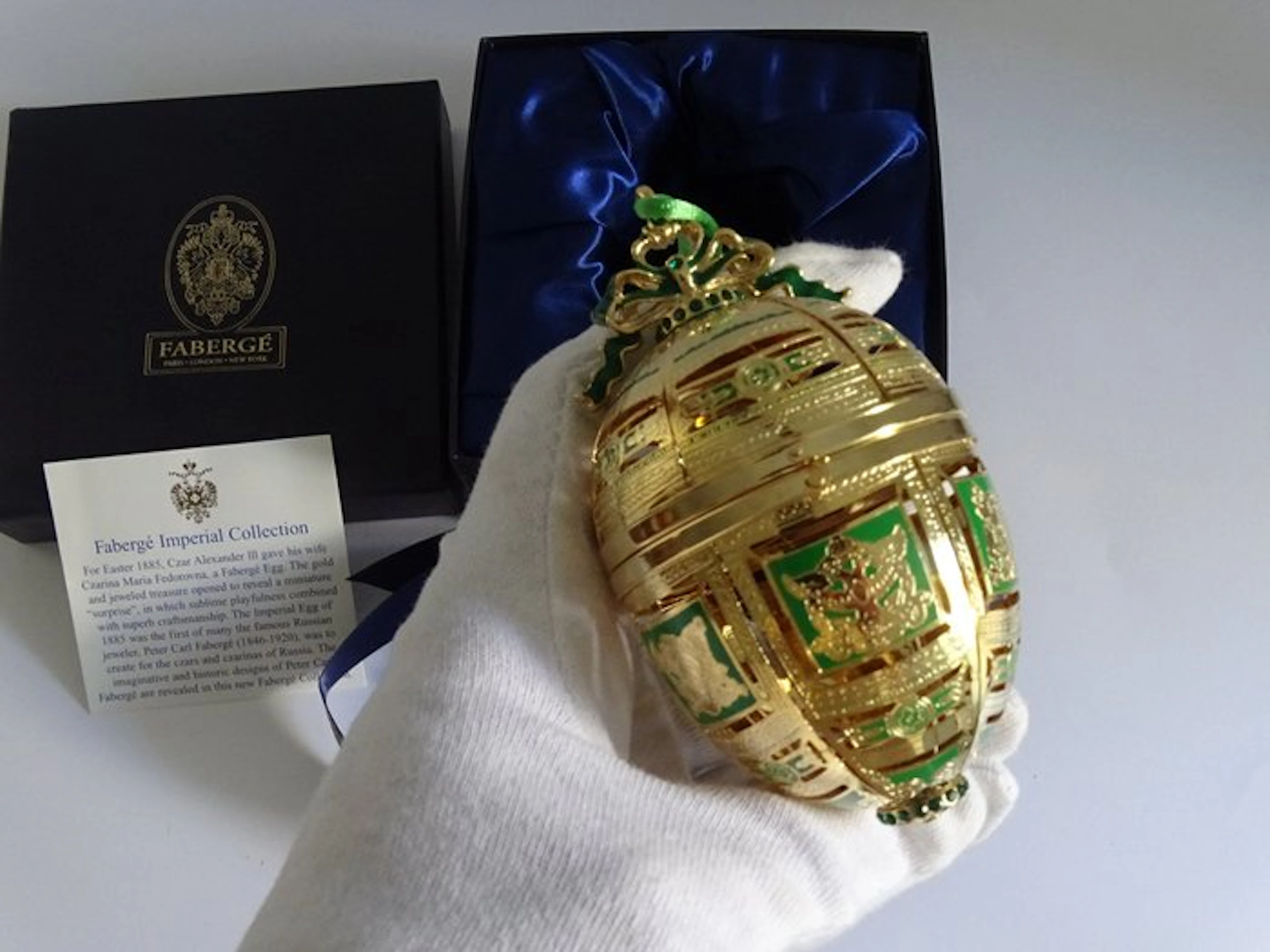 Figure - House Fabergé - Imperial ornament Egg...