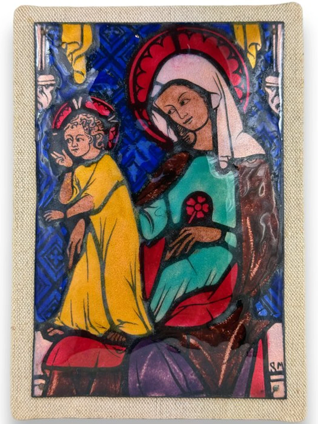 Panel - enamel fired at high heat - Our Lady of Königsfelden