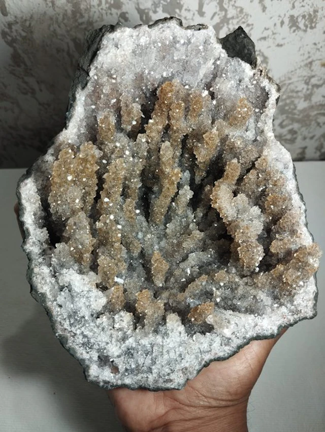 Geode - Height: 19 cm - Width: 12 cm- 1200 g - (1)