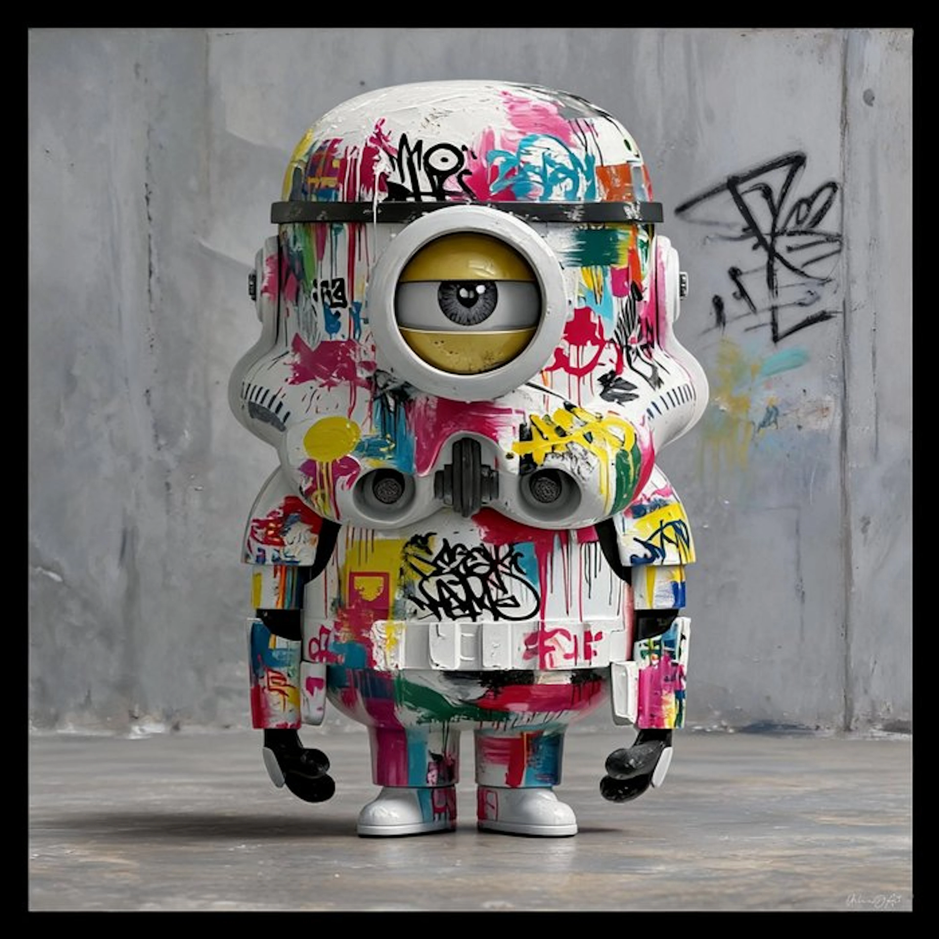 Urban3DArt (1971) - Minion Stormtrooper Graf Limited Edition Art numérique