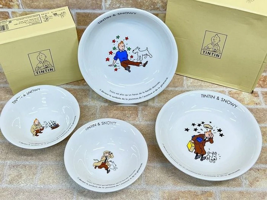 Tintin - 4 Official Hergé / Moulinsart – Japan Tintin...