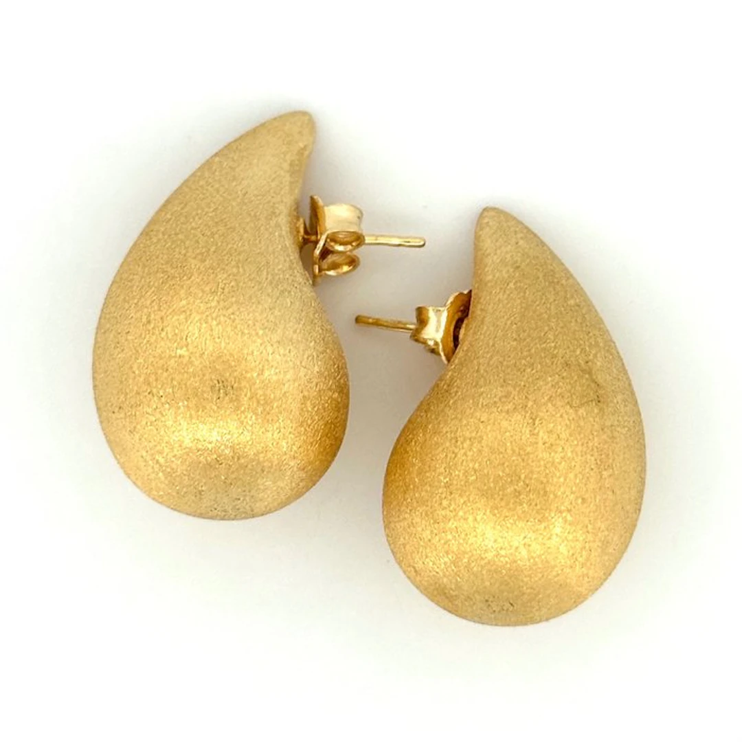 Handmade - Earrings - Goccia Extra Large - 7.7 g - 18 kt. Yellow gold