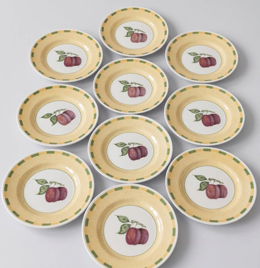 Churchill - Plate (10) - Somerset Fruits - Earthenware