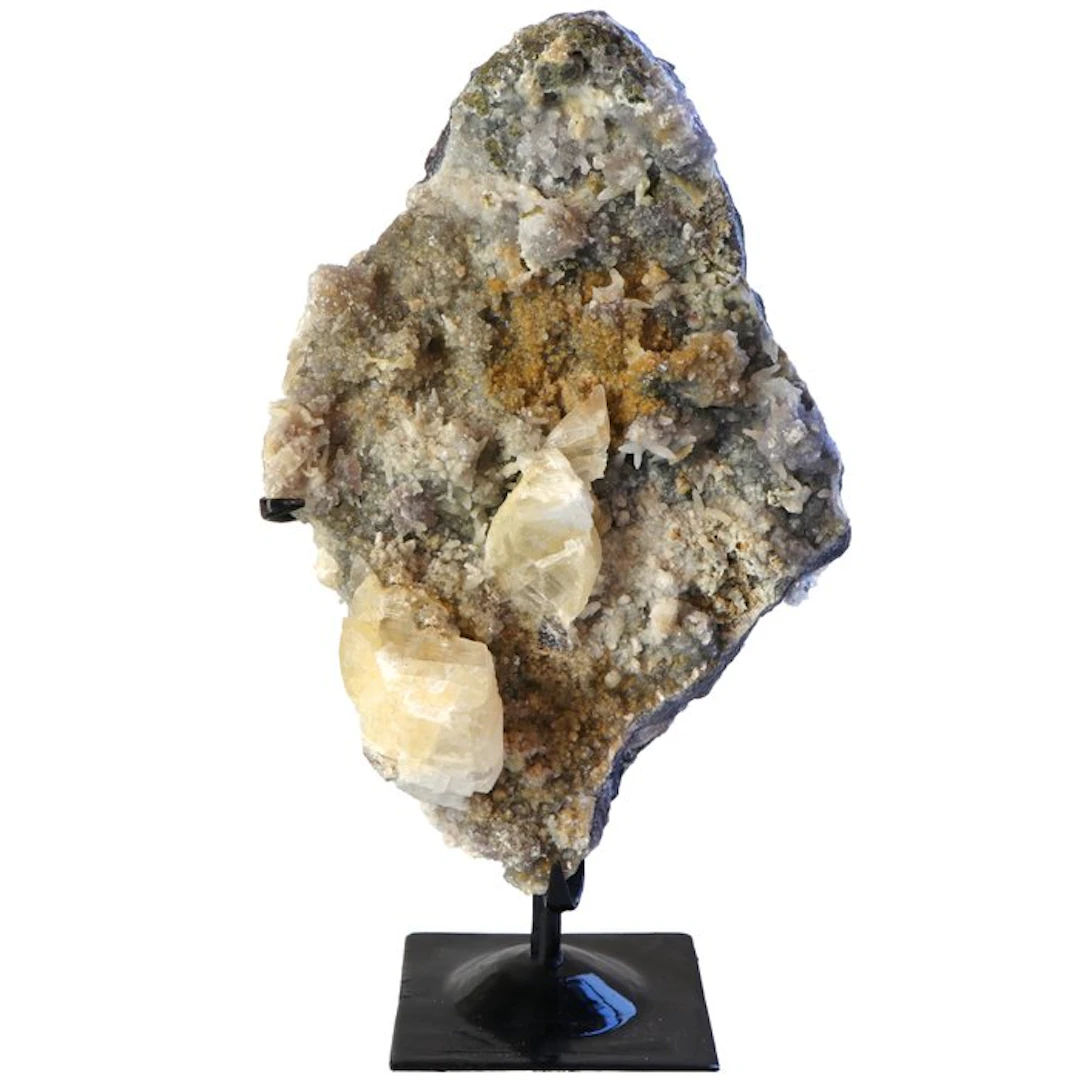 Flower Amethyst Quartz - Geode - 32x18x10 cm- 2.3 kg