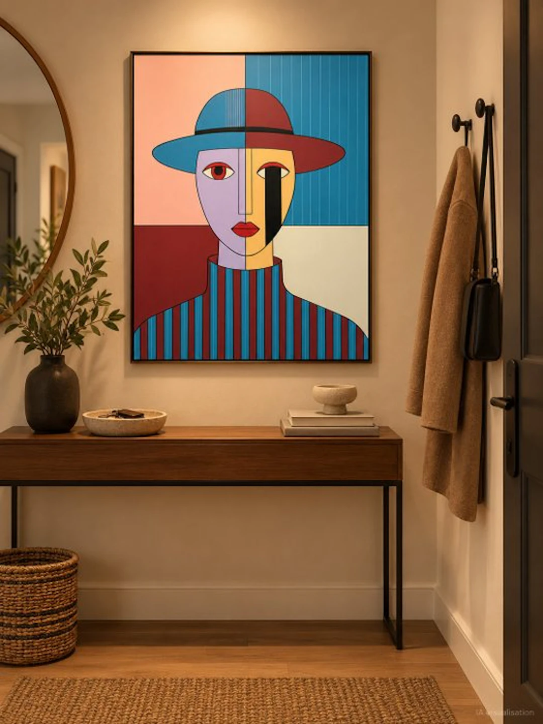 Marcel Mendez - Fragmented Face #167 -XL- ( No reserve )