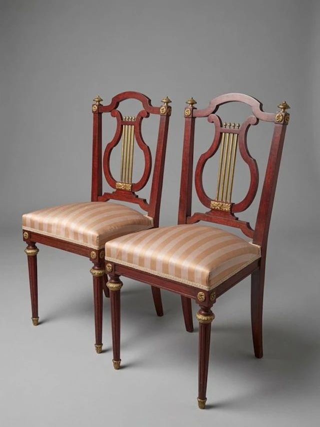 Chair (2) - A Pair of 19th Century French Louis XVI Style...