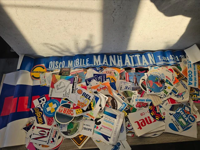 Themed collection - stickers - BP , GB , Gent , Oostende , ...