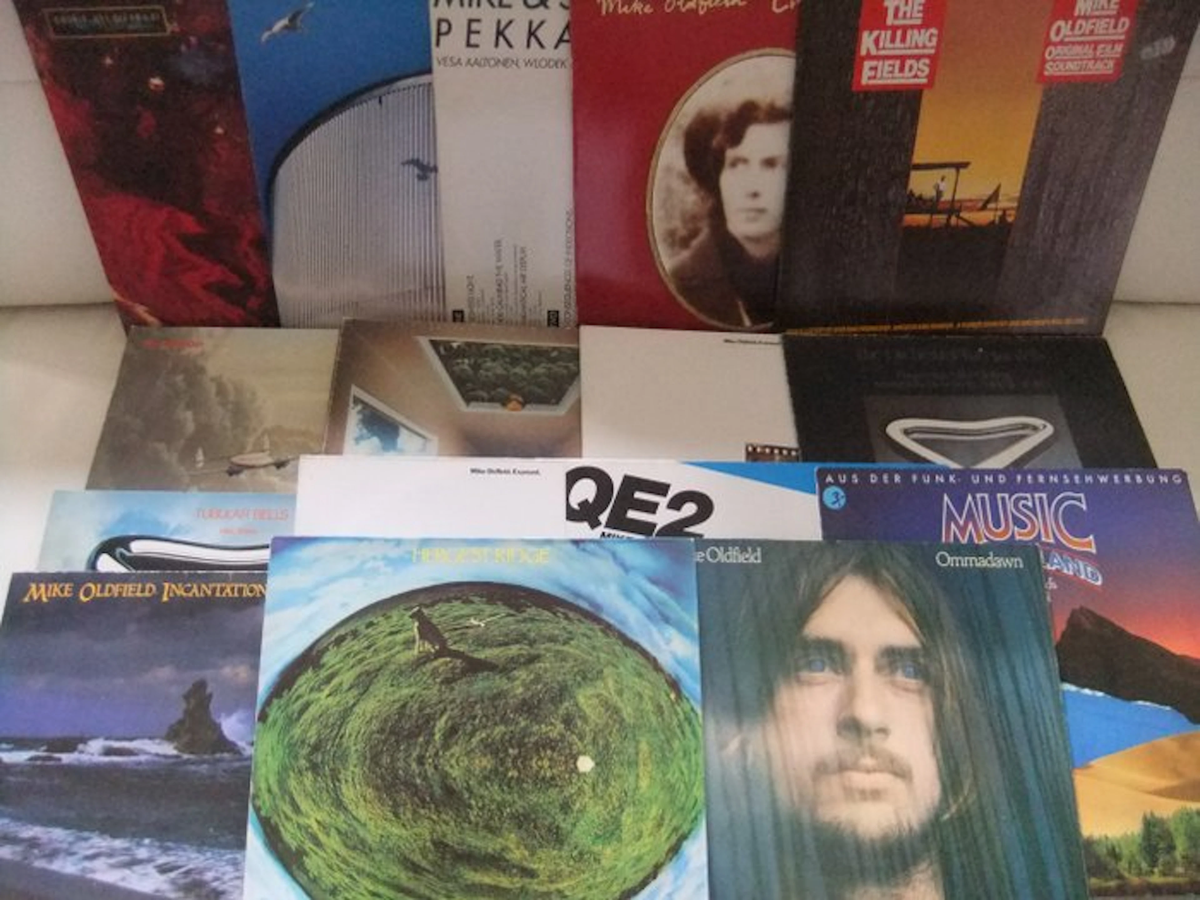 Mike Oldfield & Related - 11 x LP`s - 2 x Double LP + 3...