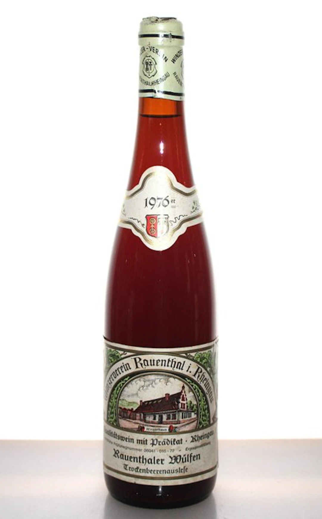 1976 Trockenbeerenauslese Rauenthaler Wülfen Riesling...