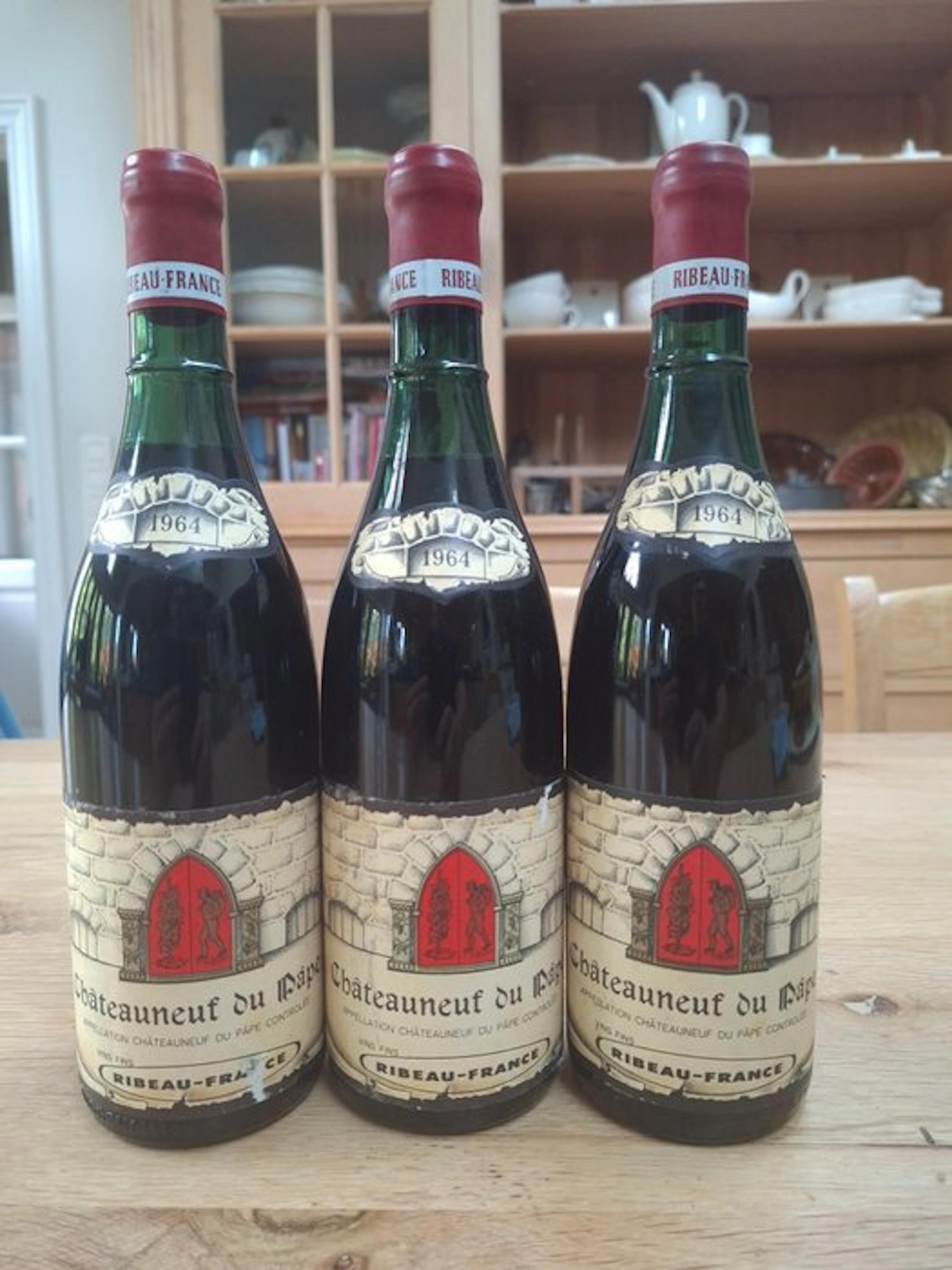 1964 Ribeau - Châteauneuf-du-Pape - 3 Bottles (0.75L)