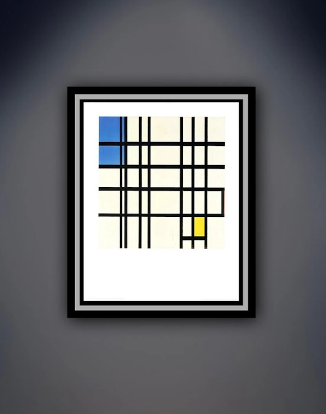 Piet Mondriaan - “Rhythmus Aus Schwarzen Linien