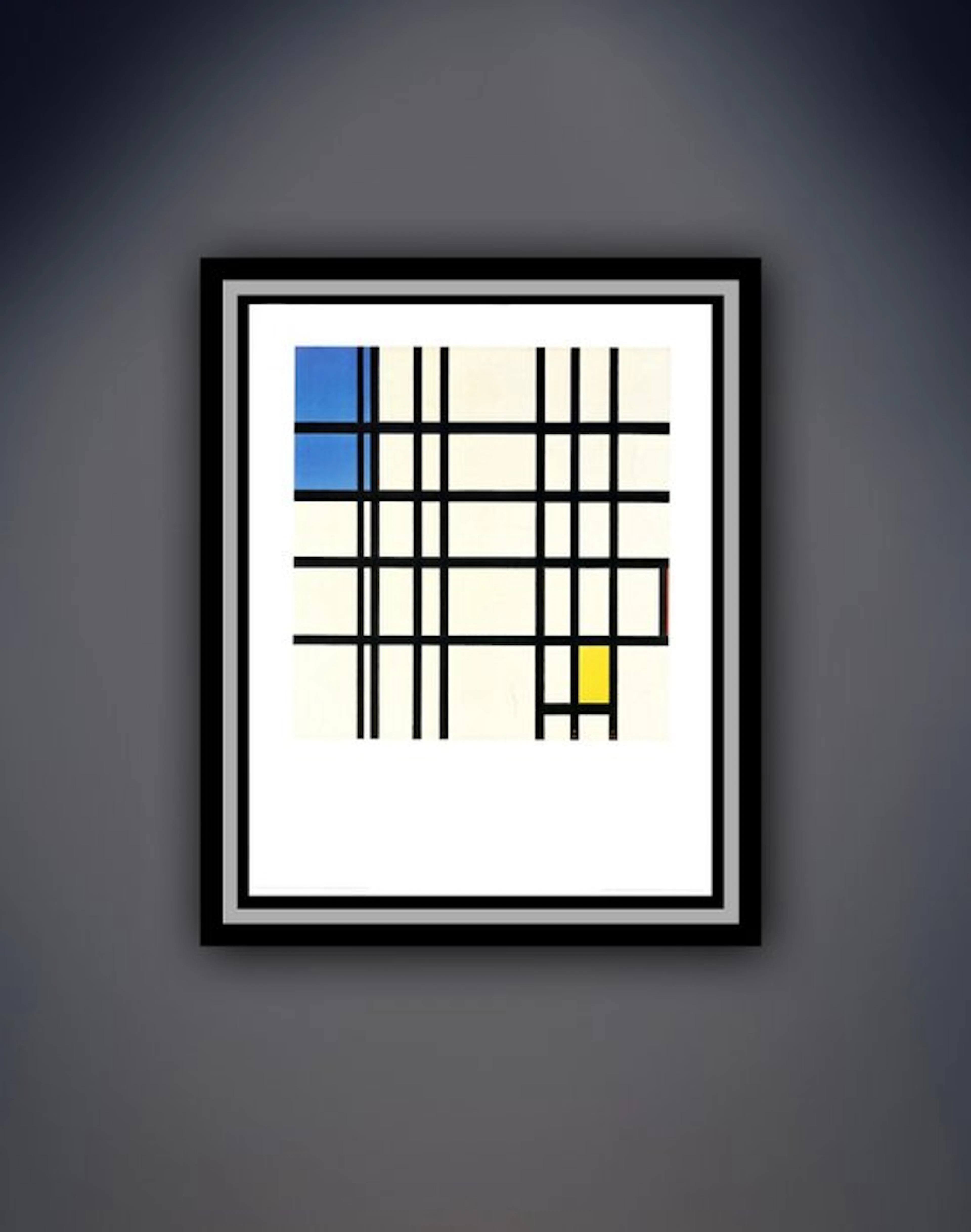 Piet Mondriaan - “Rhythmus Aus Schwarzen Linien