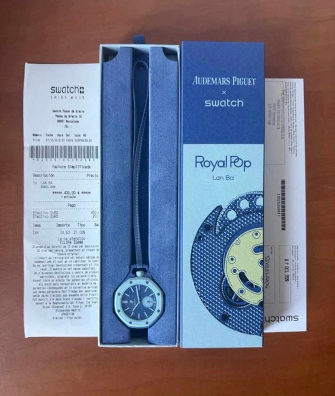 Swatch Royal Pop - Swatch × Audemars Piguet LAN BA - No...