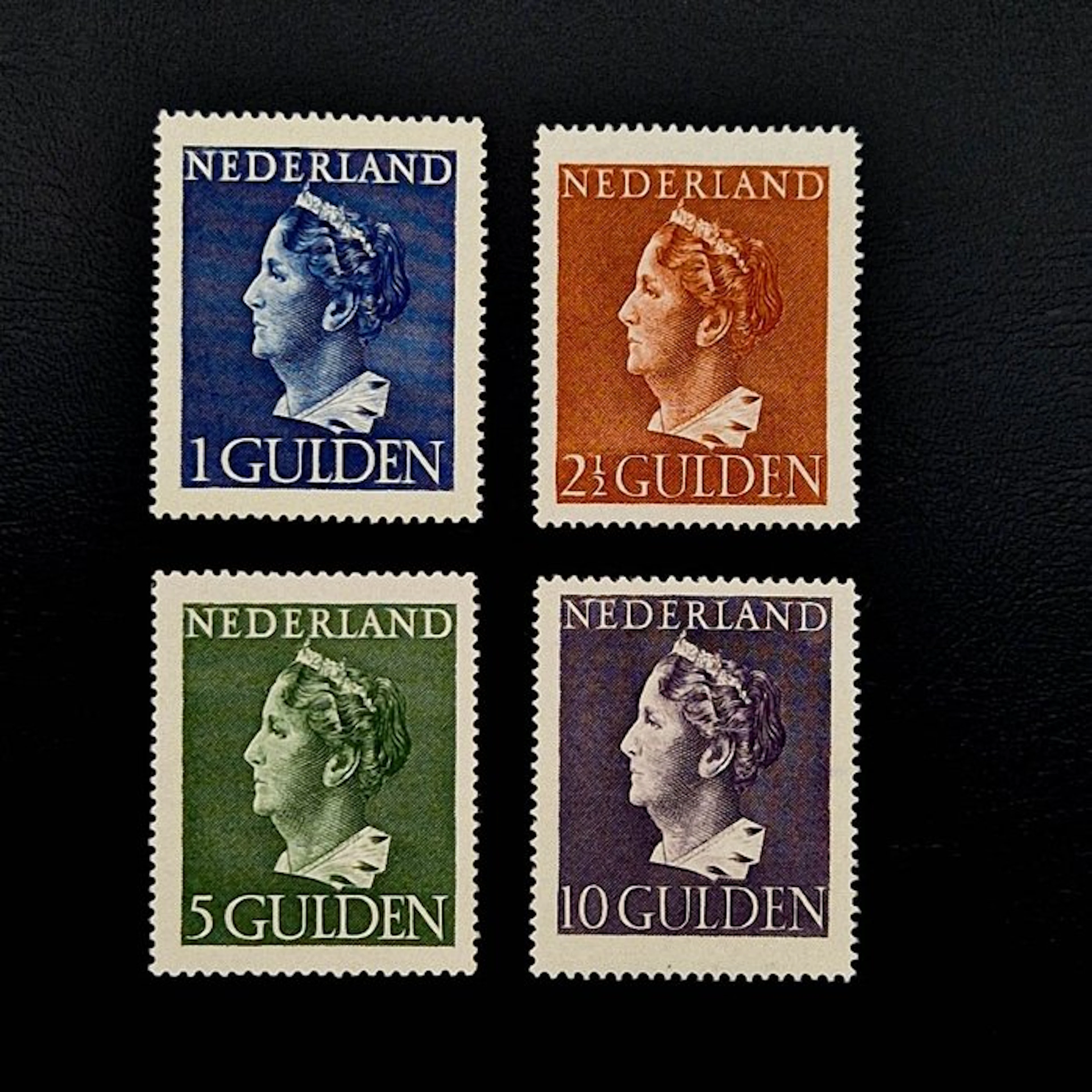 Netherlands 1940 - Queen Wilhelmina 'Konijnenburg' Gulden...
