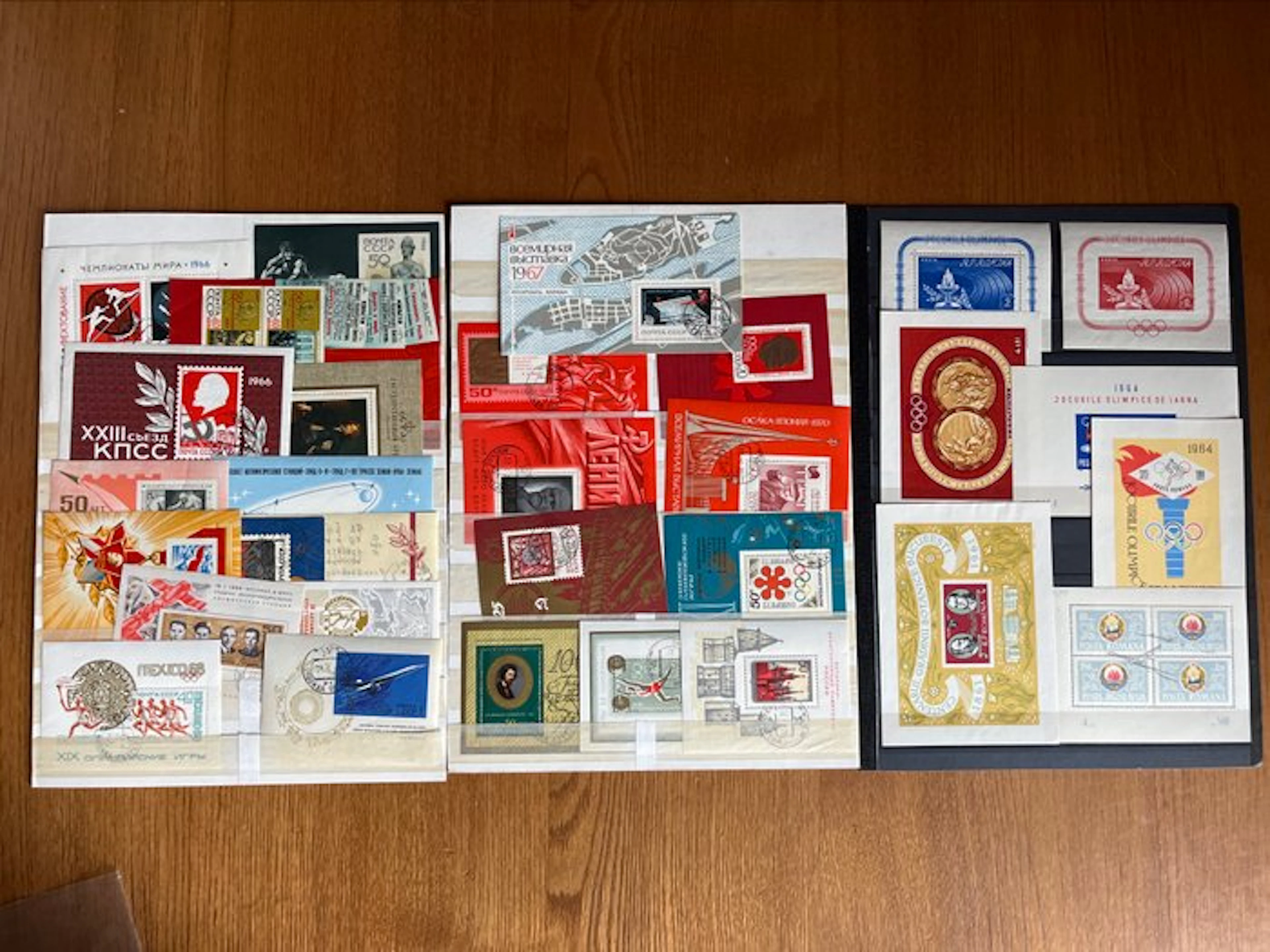 Russia 1960/68 - Russia: Collection of 36 small sheets, new and used.
