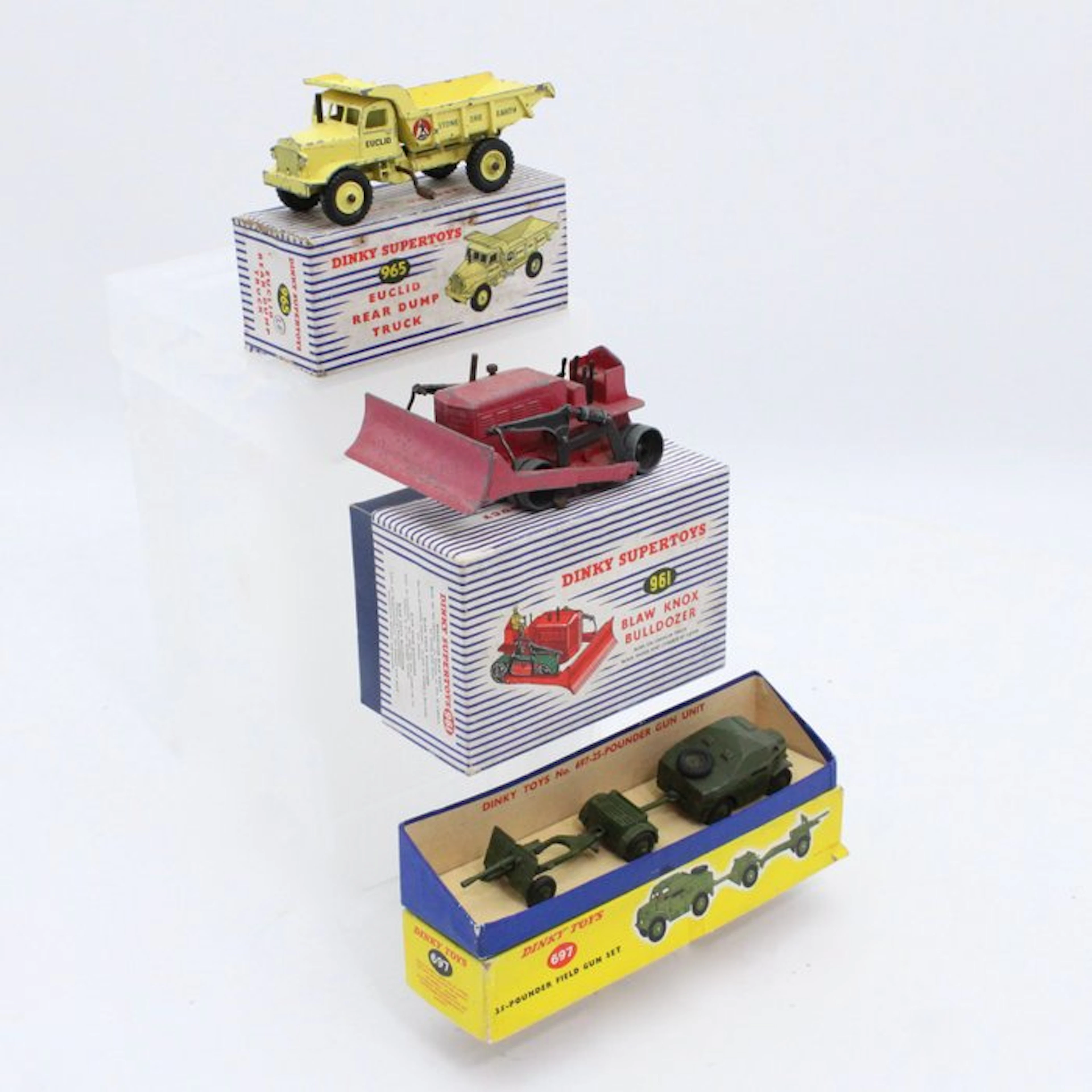 Dinky Toys 1:43 - Model car (3) - Supertoys 961 Blaw Knox Bulldozer