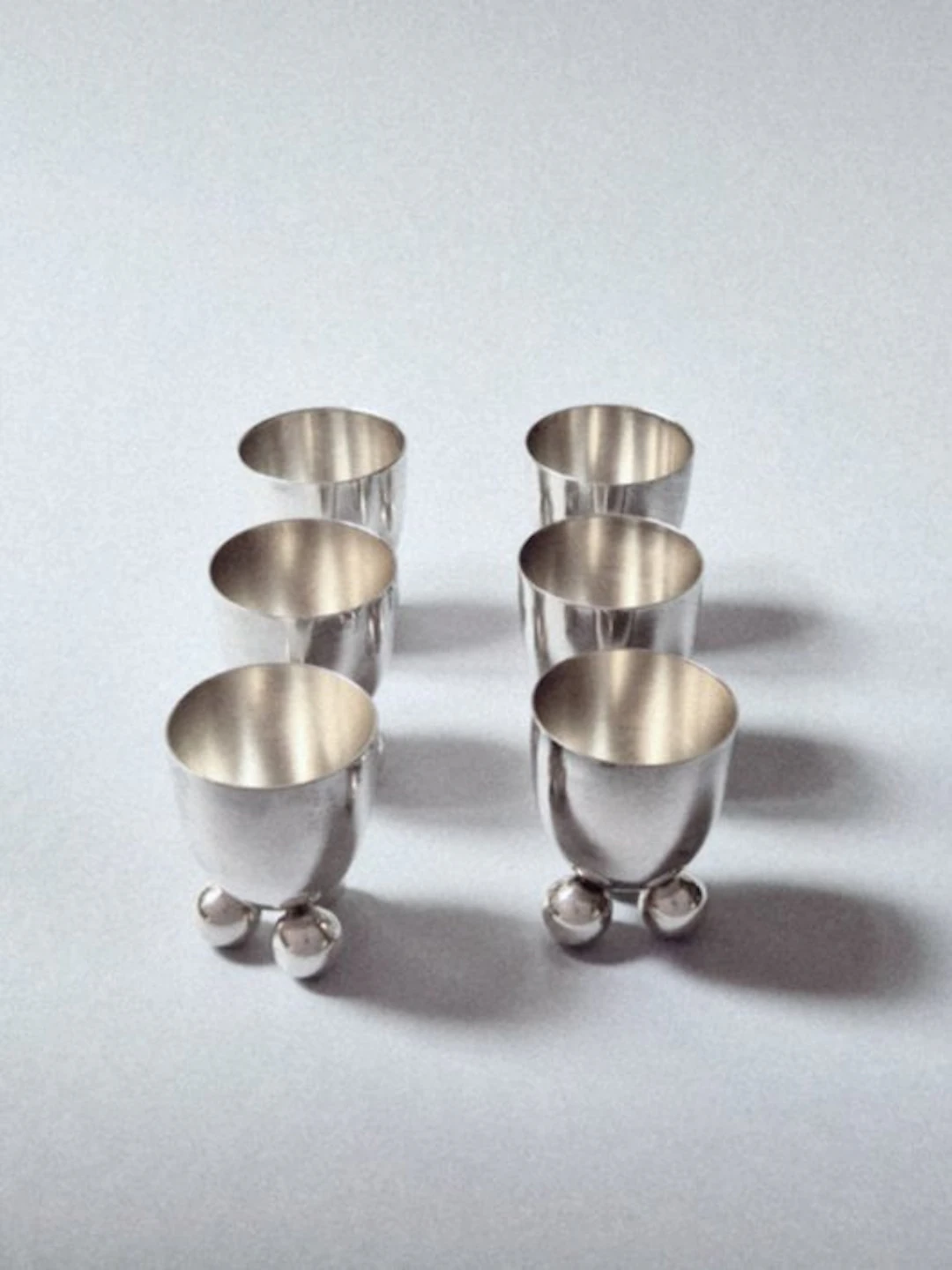 WMF / Geislingen - Fritz August Breuhaus - Egg cup (6) - Silverplated