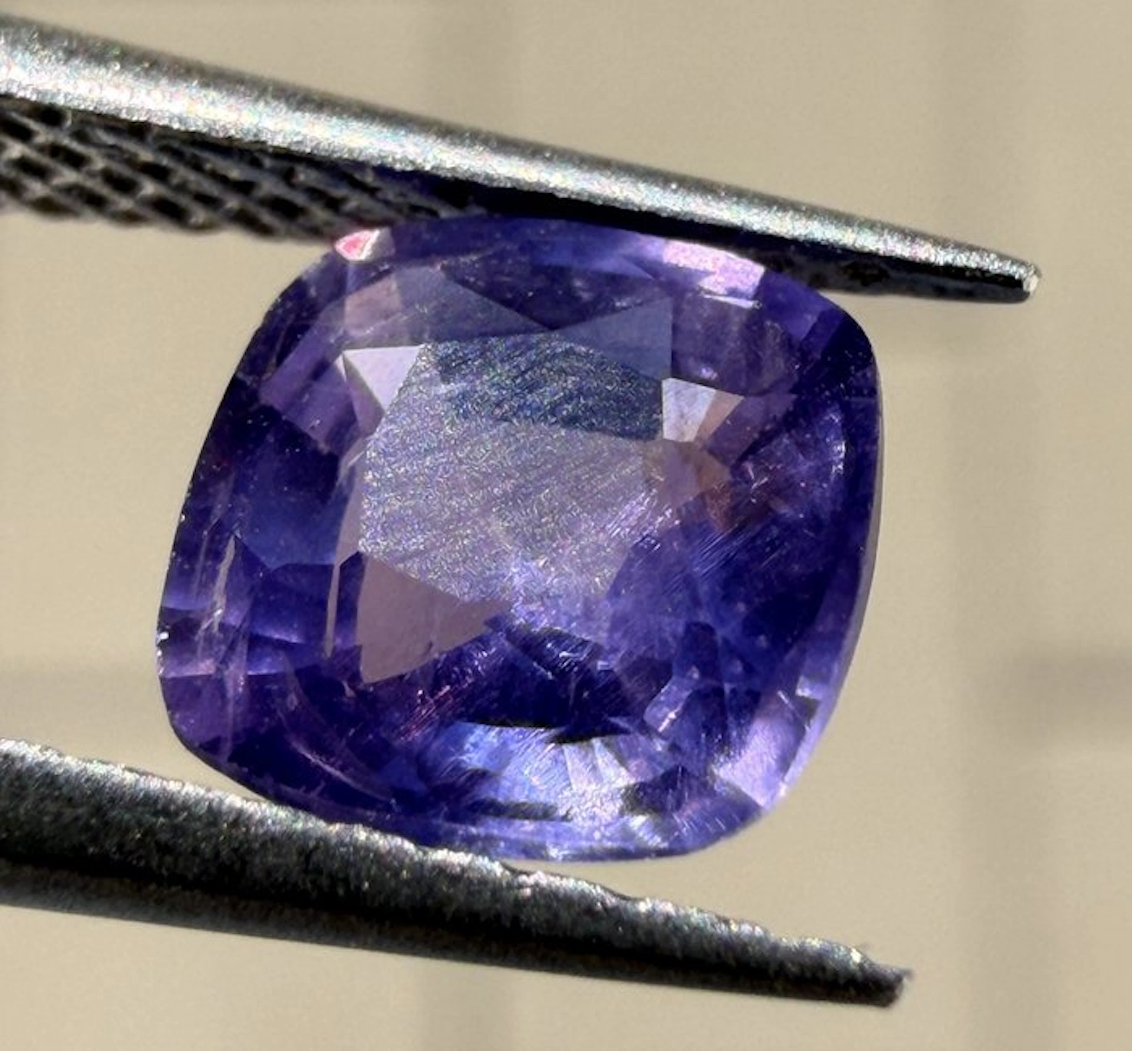 Pink, Purple Sapphire - 1.15 ct - Antwerp Laboratory for...