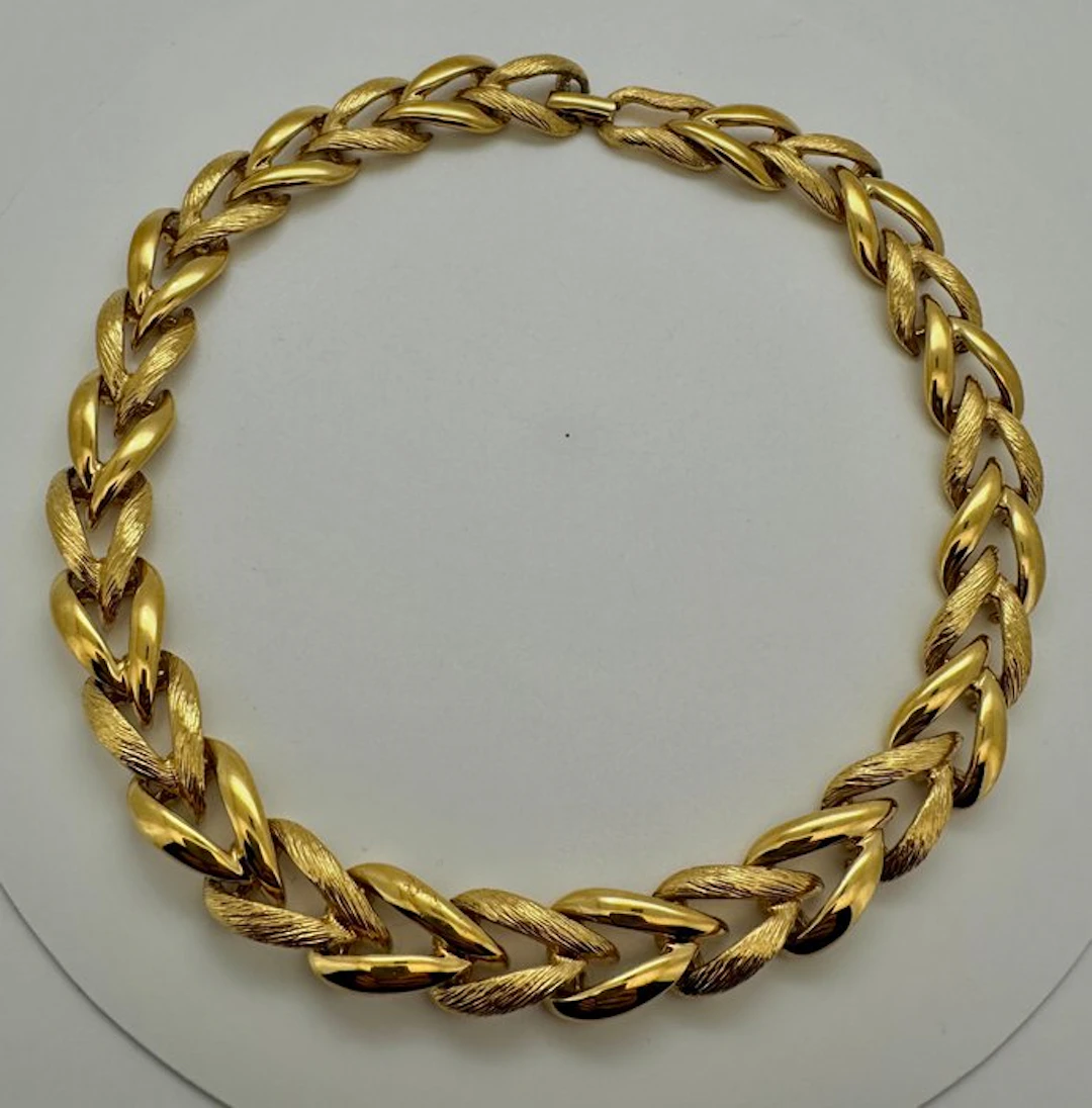 Monet - Gold-plated - Necklace - 1980s