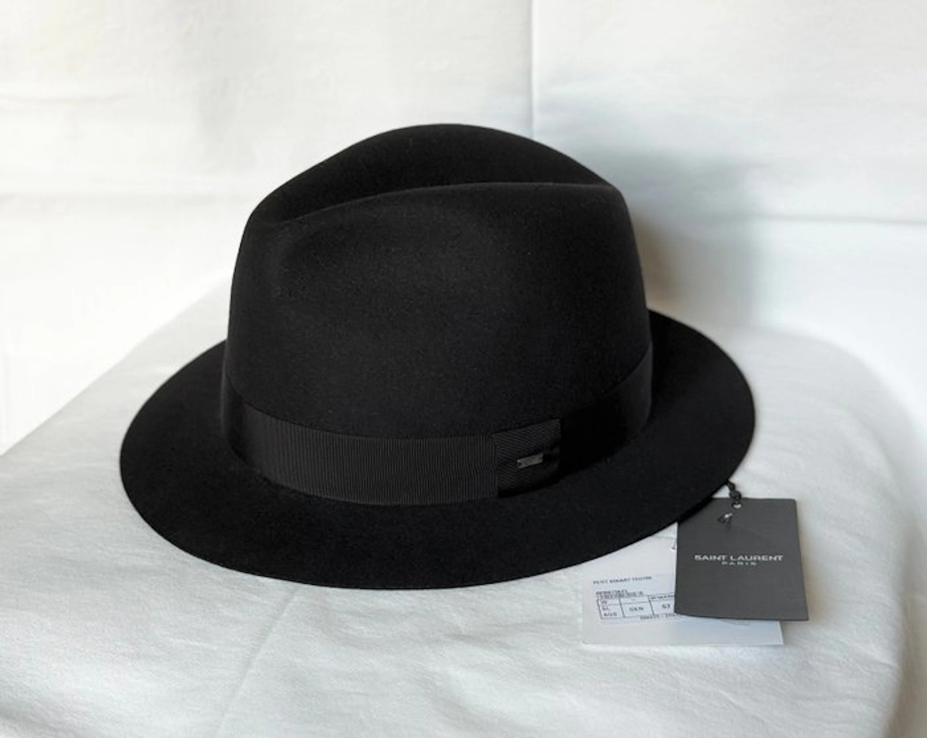 Saint Laurent - Hat - Rabbit, Leather