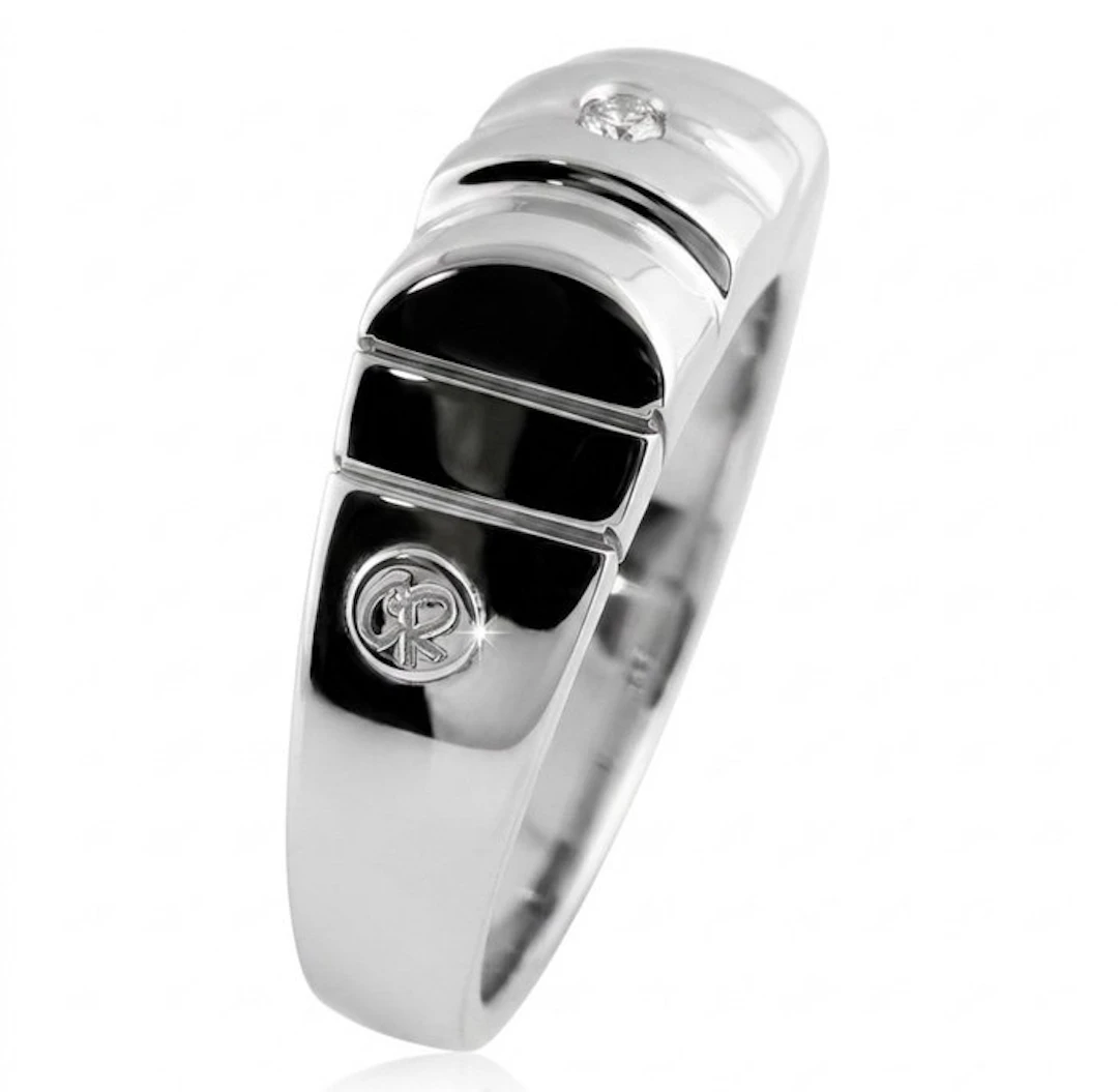 Cierre - Ring - 18 kt. White gold - 0,04ct. tw. Diamond (Natural)