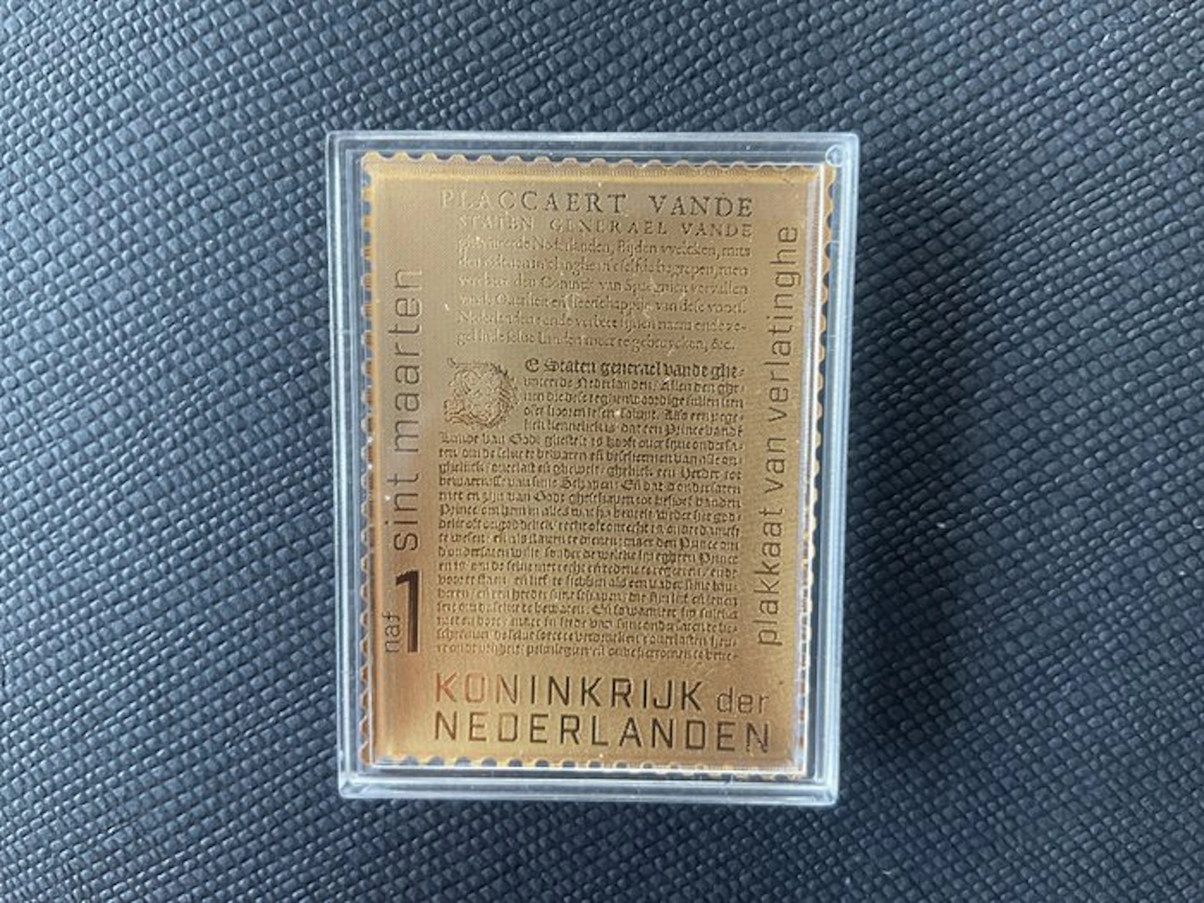 Netherlands 2020 - Golden stamp Johan van Oldenbarnevelt