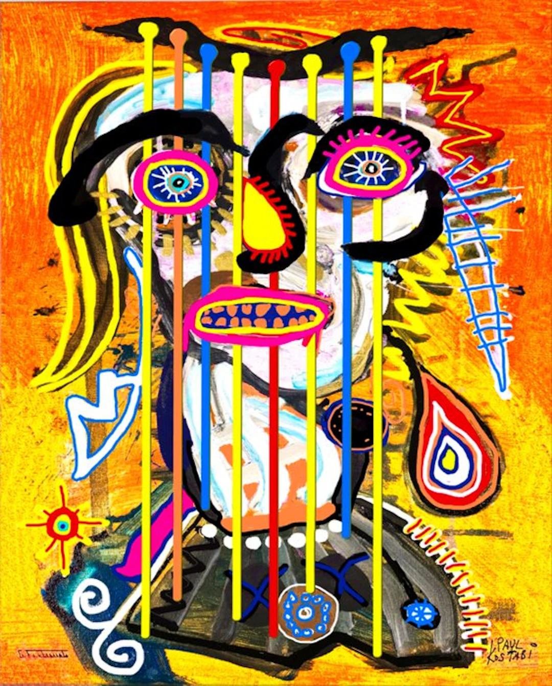 Paul Kostabi (1962) & Giuseppe Fortunato (1956) - KF2025