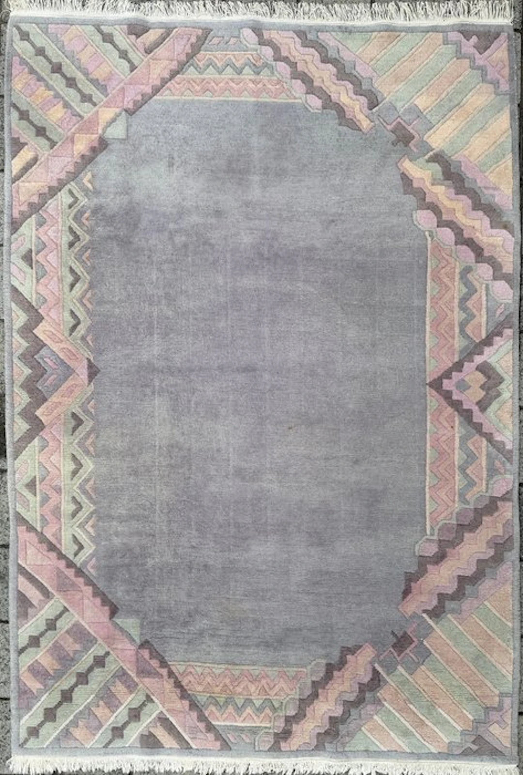 Nepal modern rug - cleaned - hand-knotted - wool - Carpet - 294 cm - 203 cm