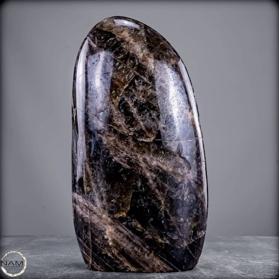 Majestic Moonstone Freeform – Expressive natural art with...