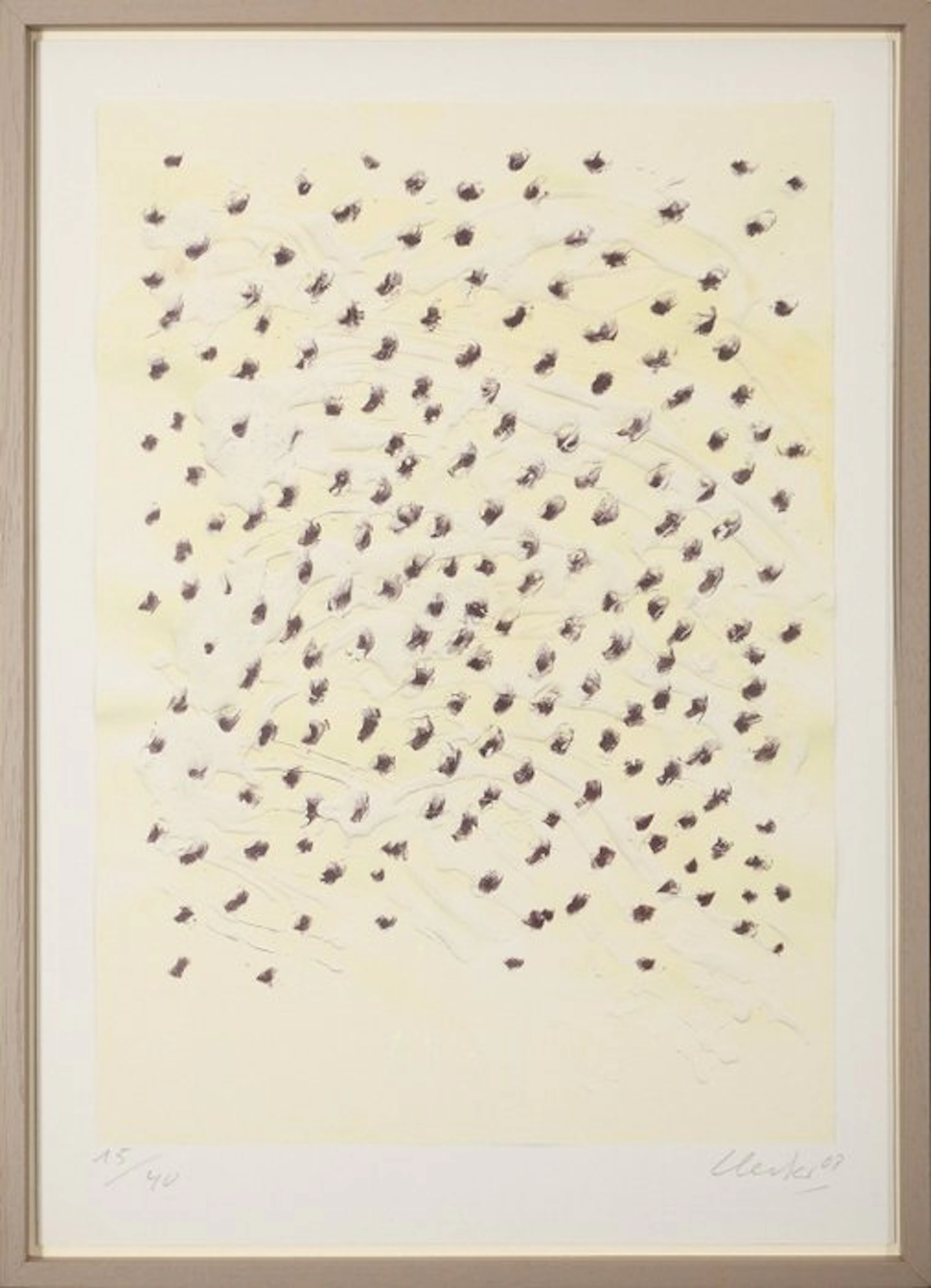 Günther Uecker (1930-2025) - Lithograph - Signiert - Sehr...