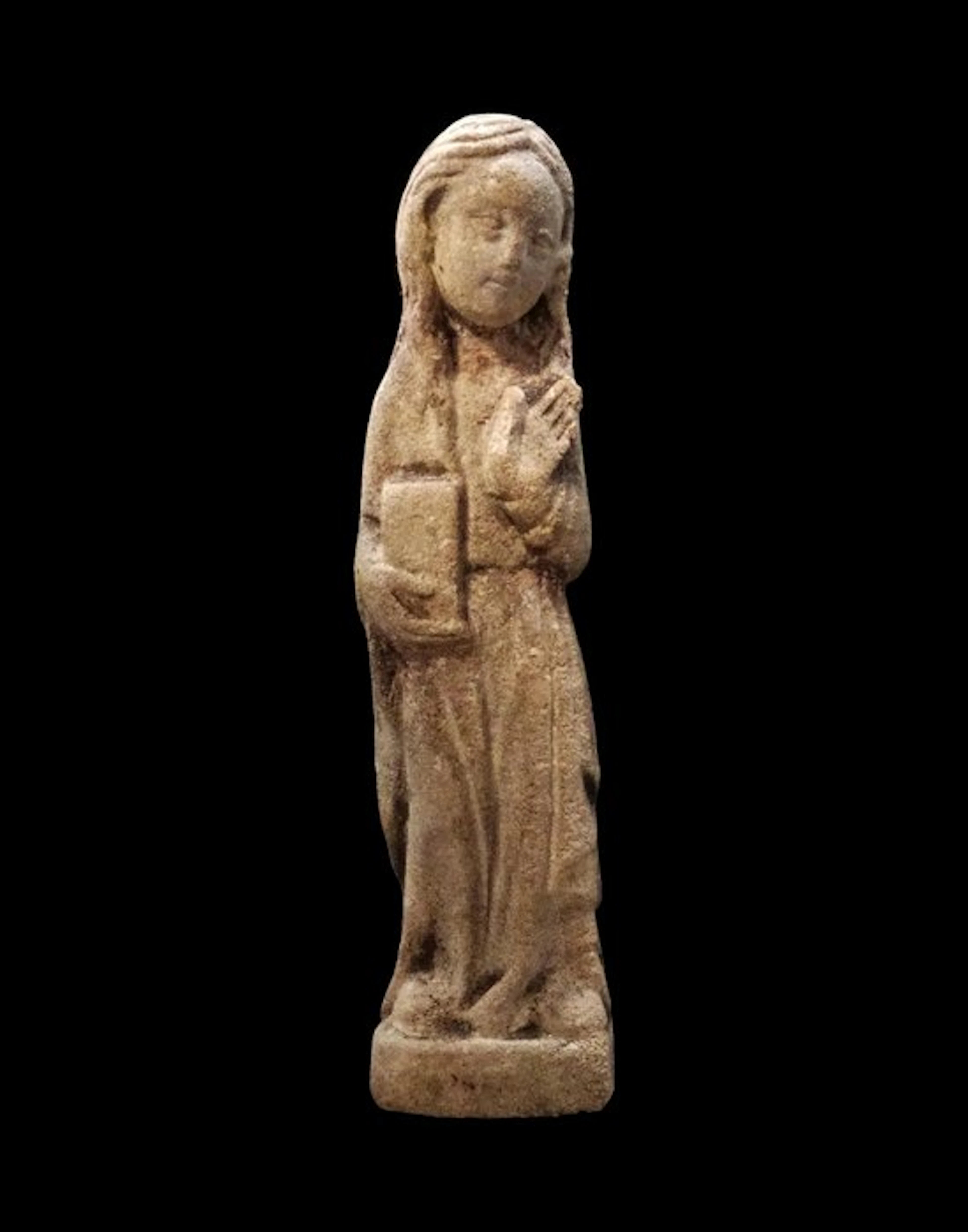 Medieval Stone - Romanesque sculpture - The Virgin blessing with her