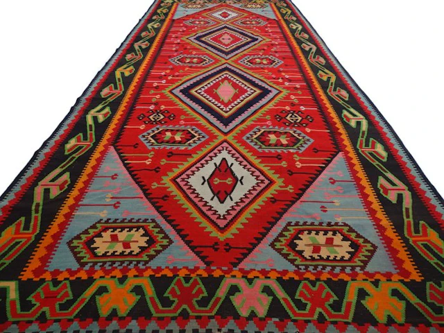 Antique XXL-Kelim - Cleaned - Rug - 501 cm - 211 cm