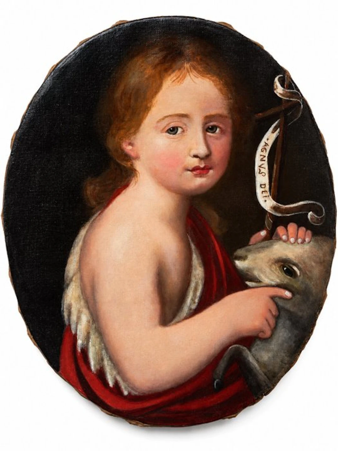 École néo-baroque européenne (XX - Saint Jean-Baptiste enfant à l'agneau