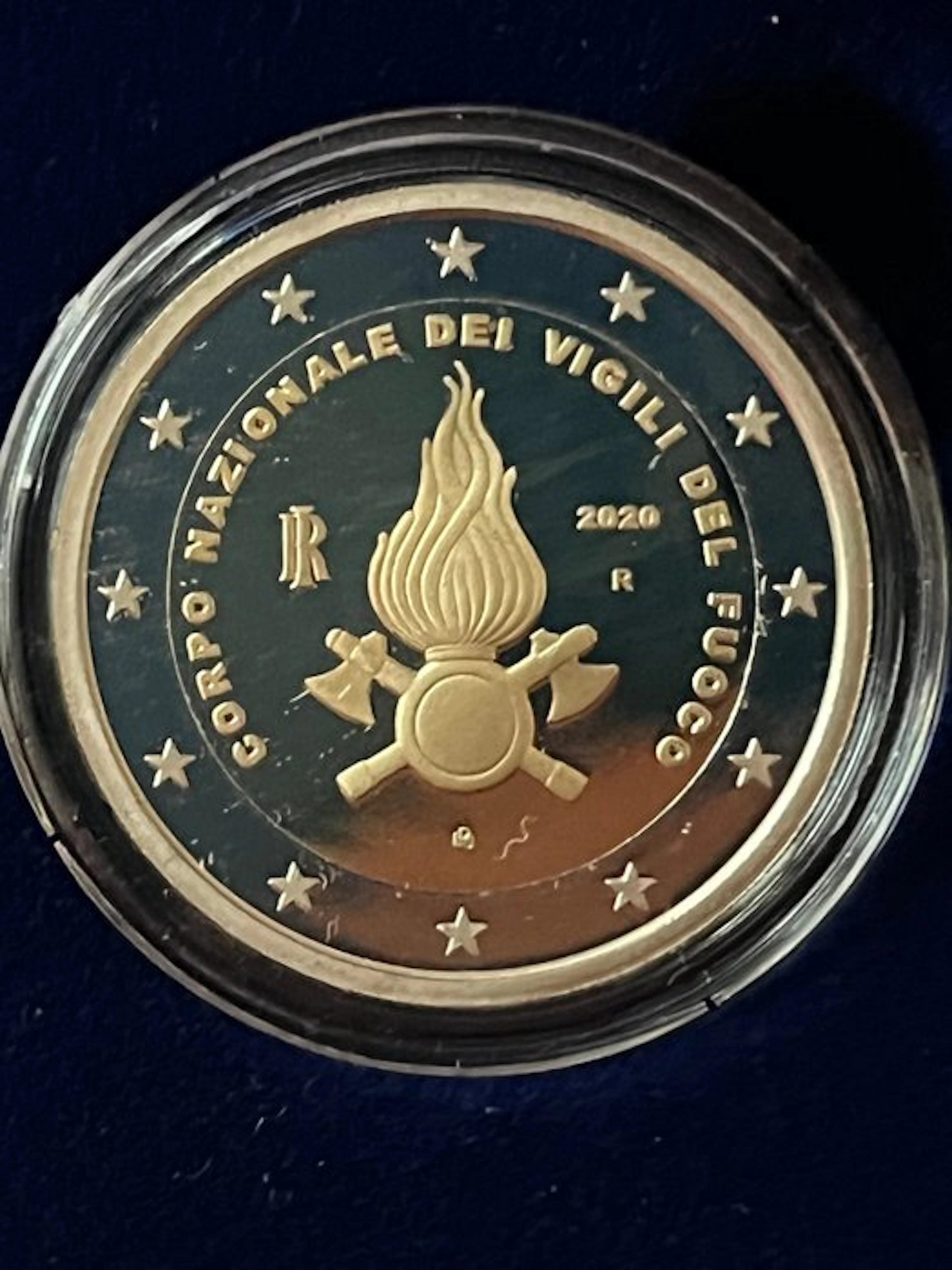Italy. 2 Euro 2020 "Vigili del Fuoco" Proof (No reserve price)