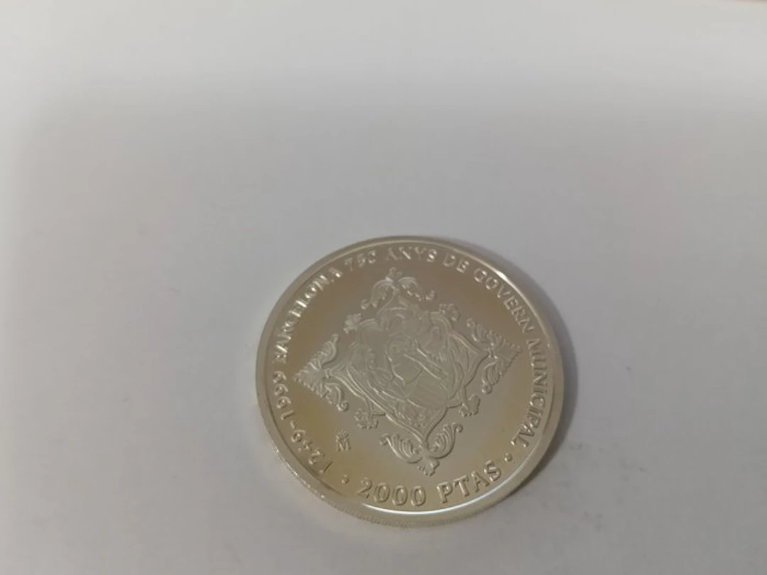 Spain. Juan Carlos I. 2000 Pesetas 1999 (No reserve price)