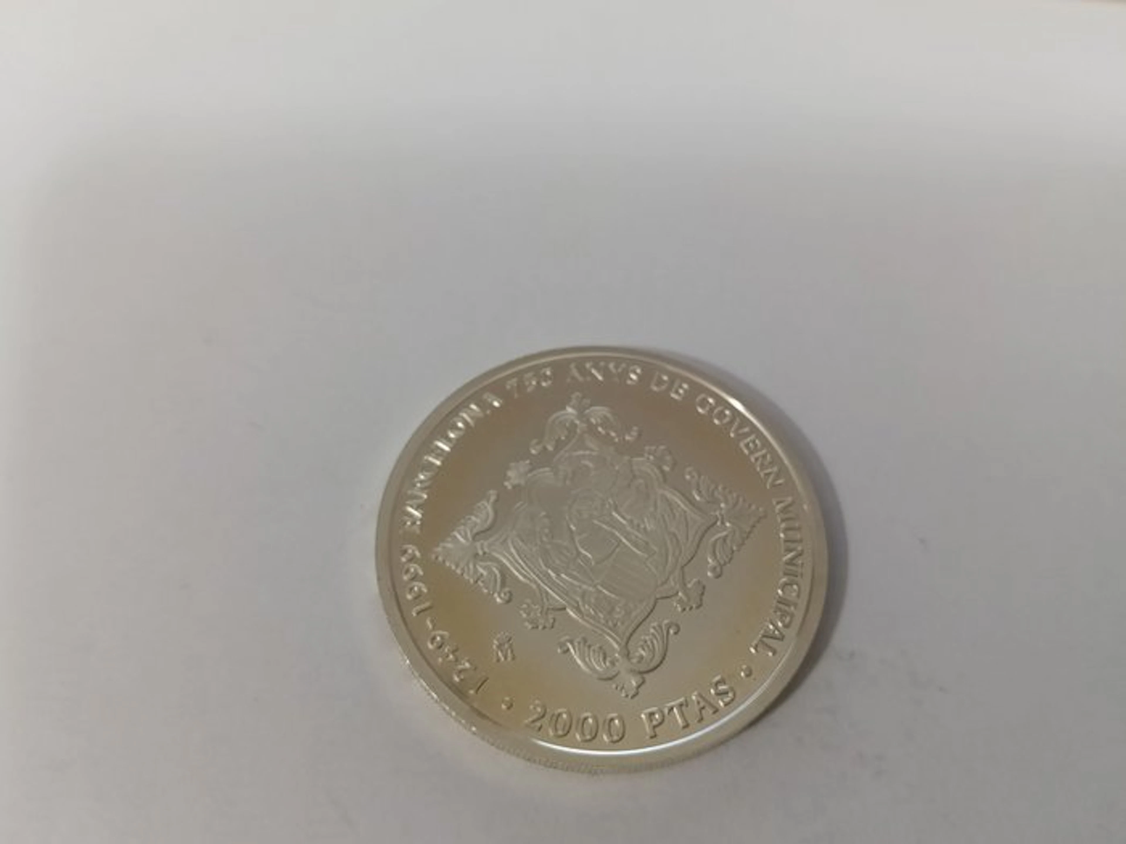 Spain. Juan Carlos I. 2000 Pesetas 1999 (No reserve price)