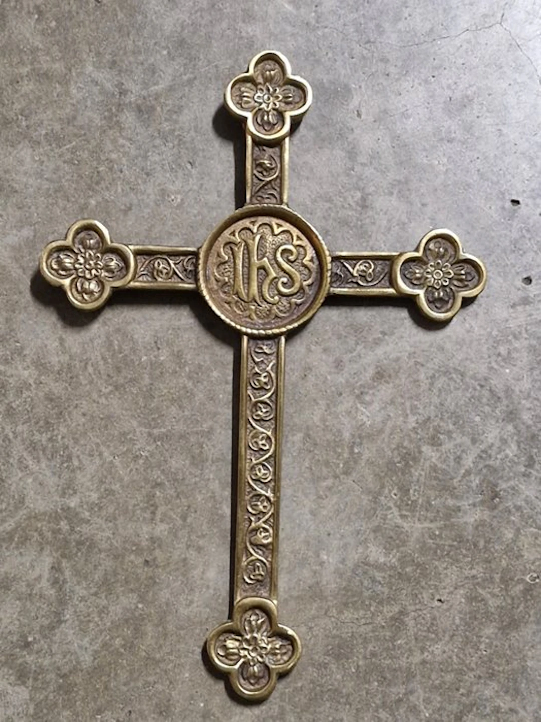 Crucifix - Bronze - 1850-1900 - 25 cm