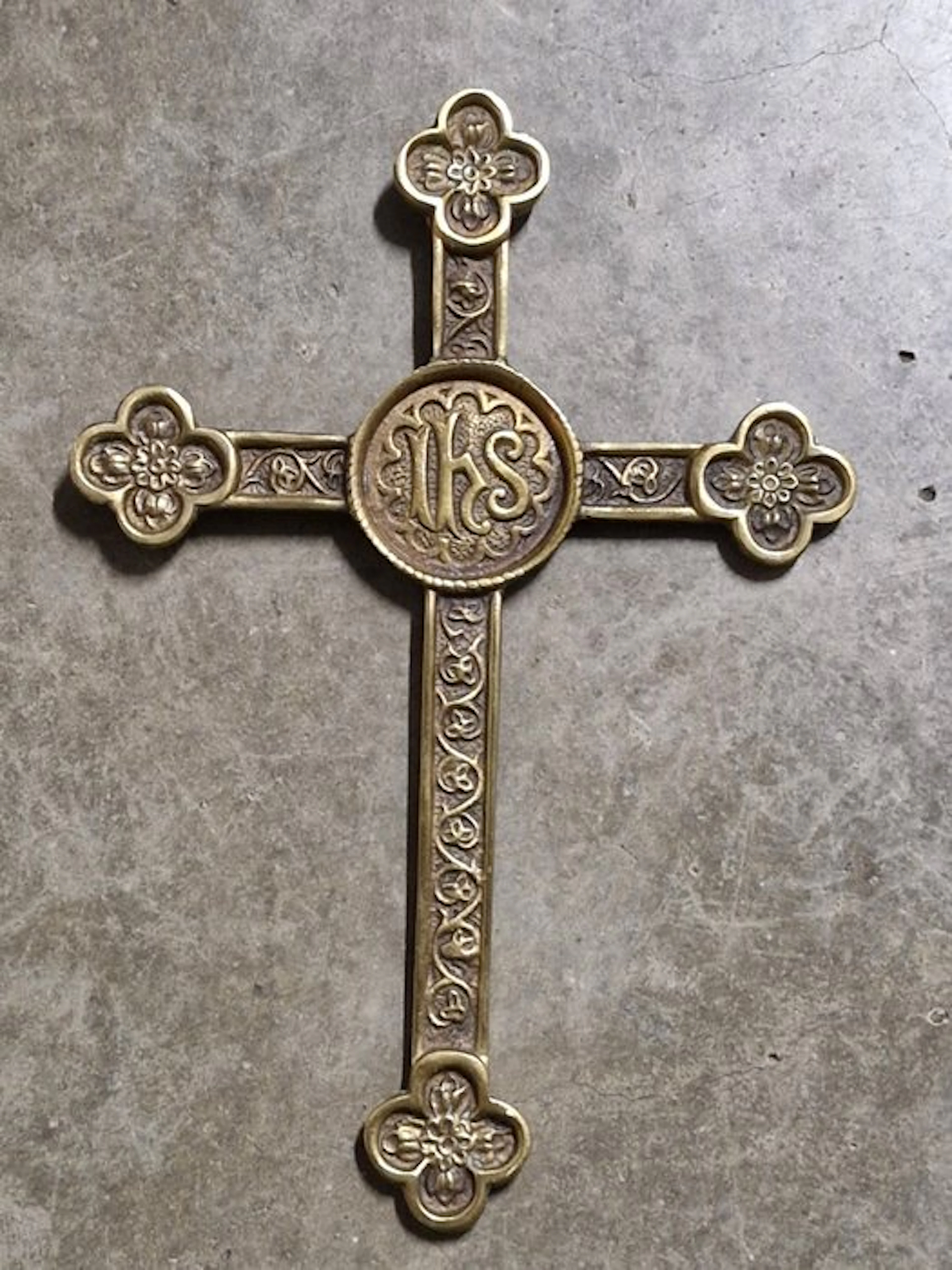 Crucifix - Bronze - 1850-1900 - 25 cm