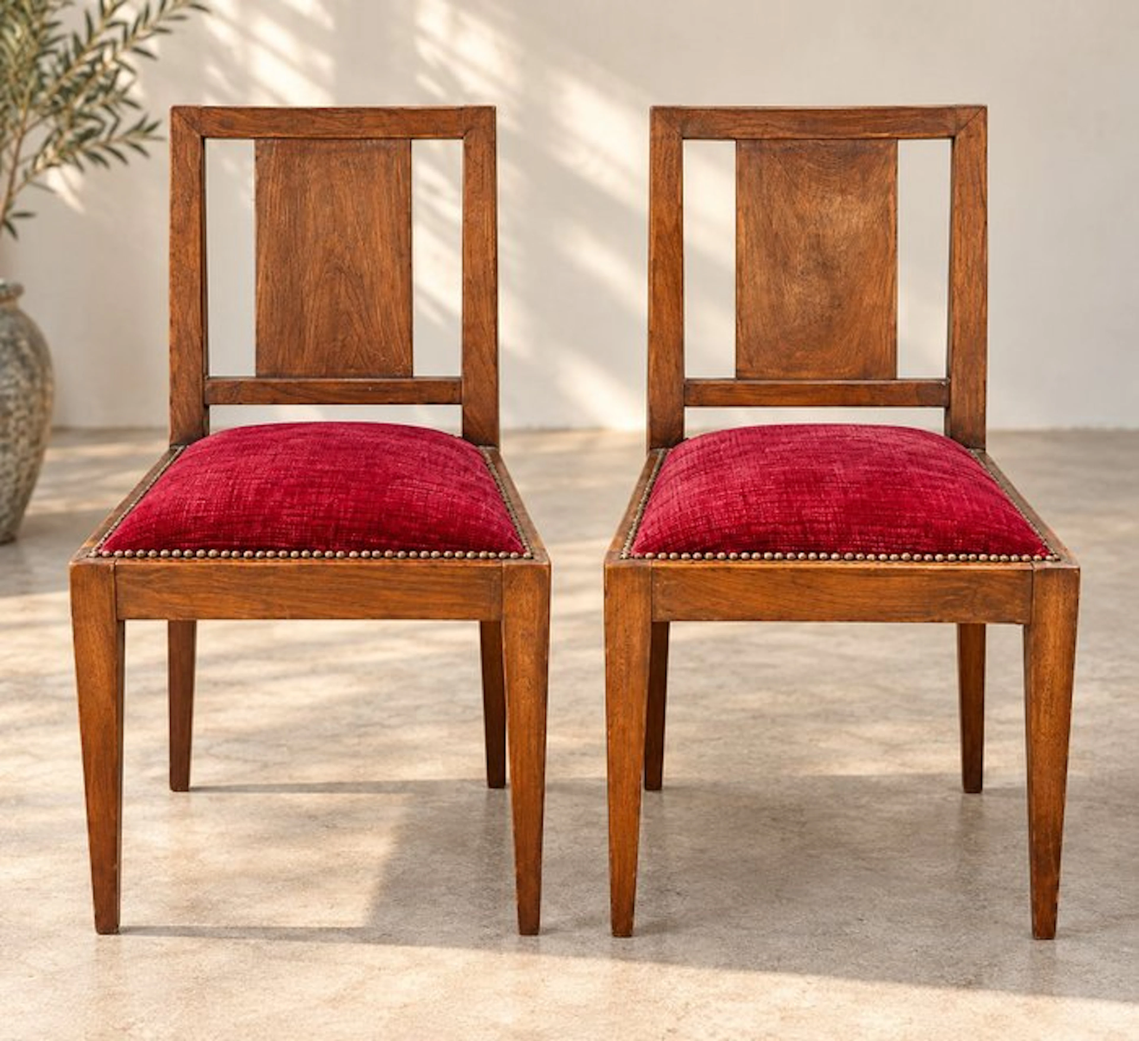 Chair (2) - Beech - Art Deco