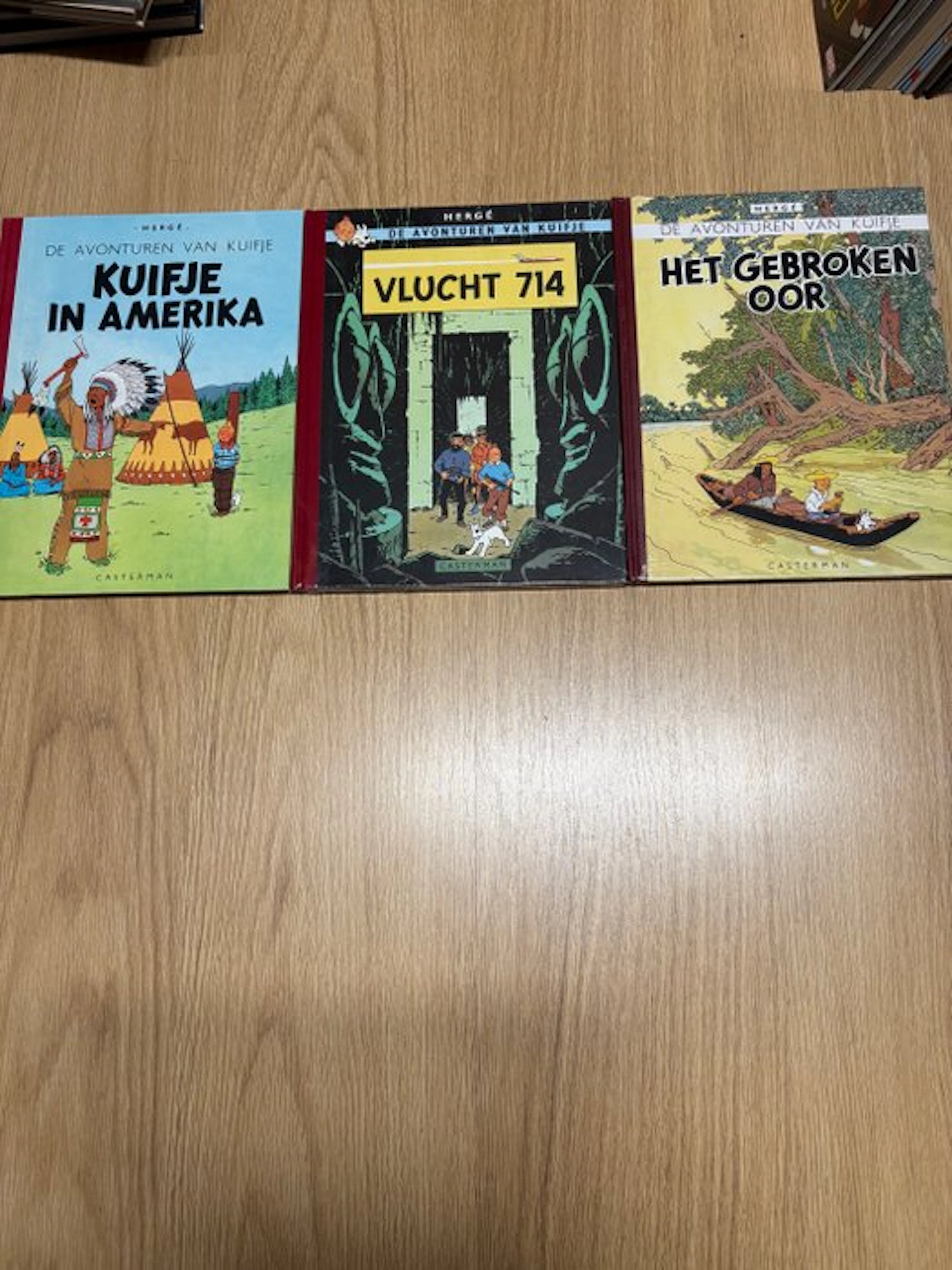 Kuifje - 3x Facsimile Hardcover boeken Kuifje in Amerika