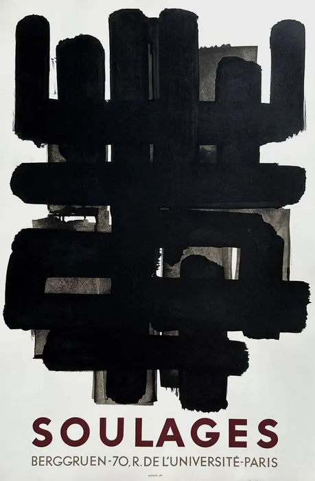 Pierre Soulages (1919-2022) - Lithographie n°3