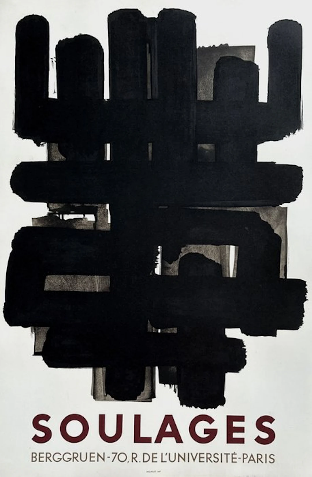 Pierre Soulages (1919-2022) - Lithographie n°3