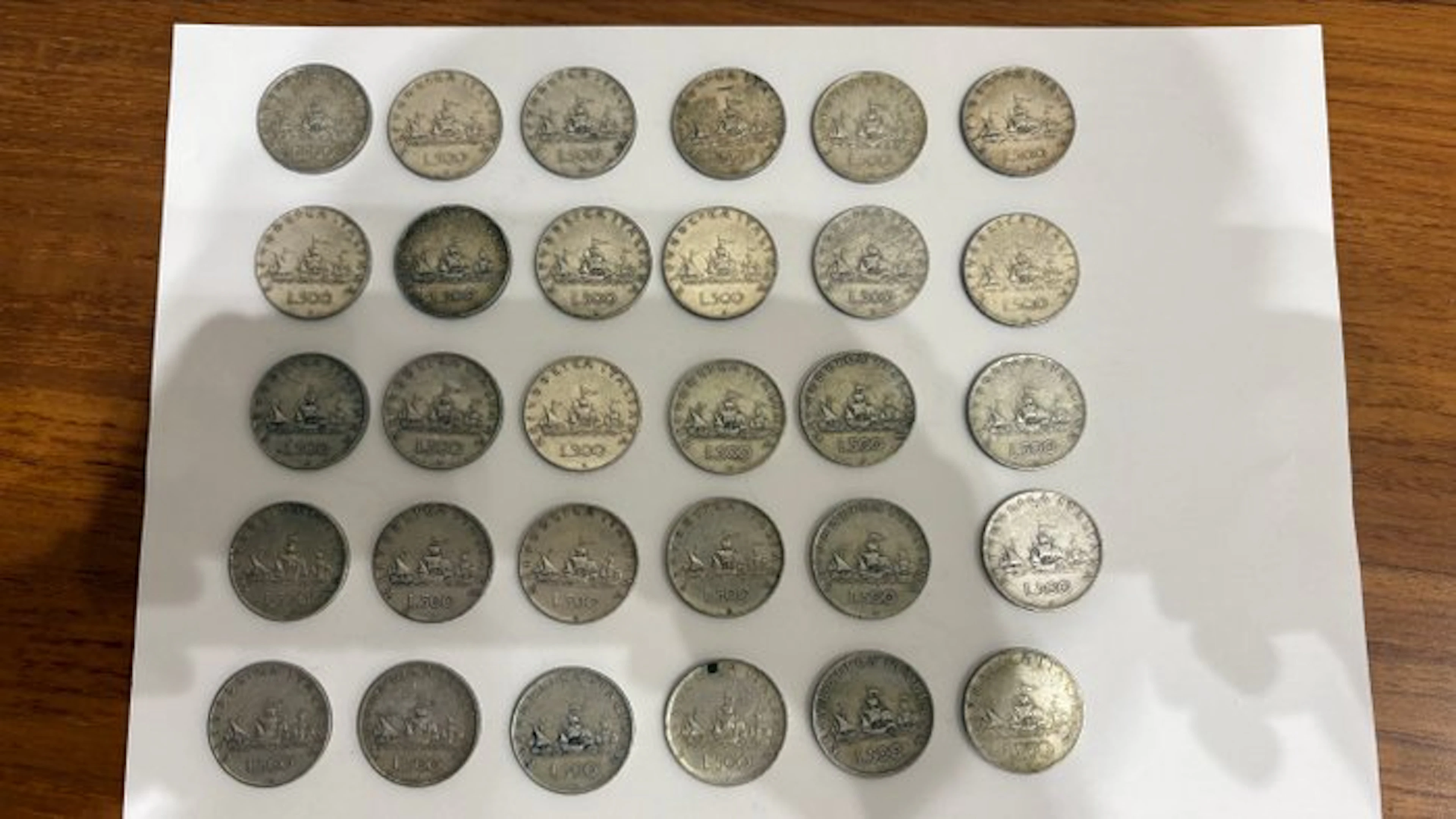 Italy, Republic 500Lire Caravelle del 1958-1959-1960 (30 monete)