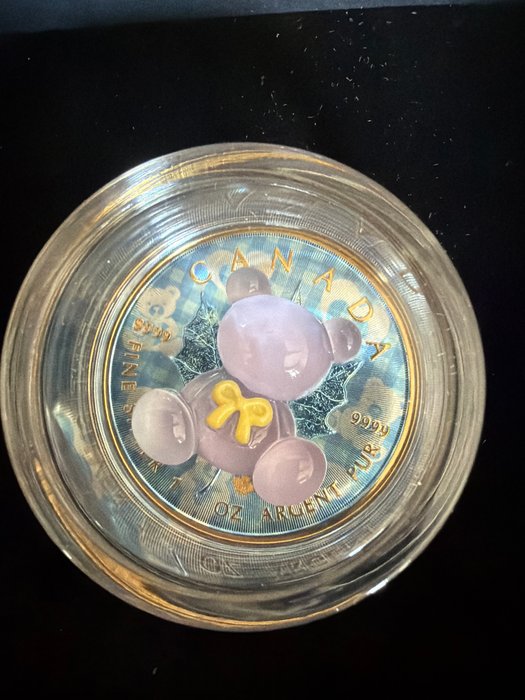 Canada. 5 Dollars 2025 Sweet Teddy Insert 1 oz (.999) mit CoA und BOX