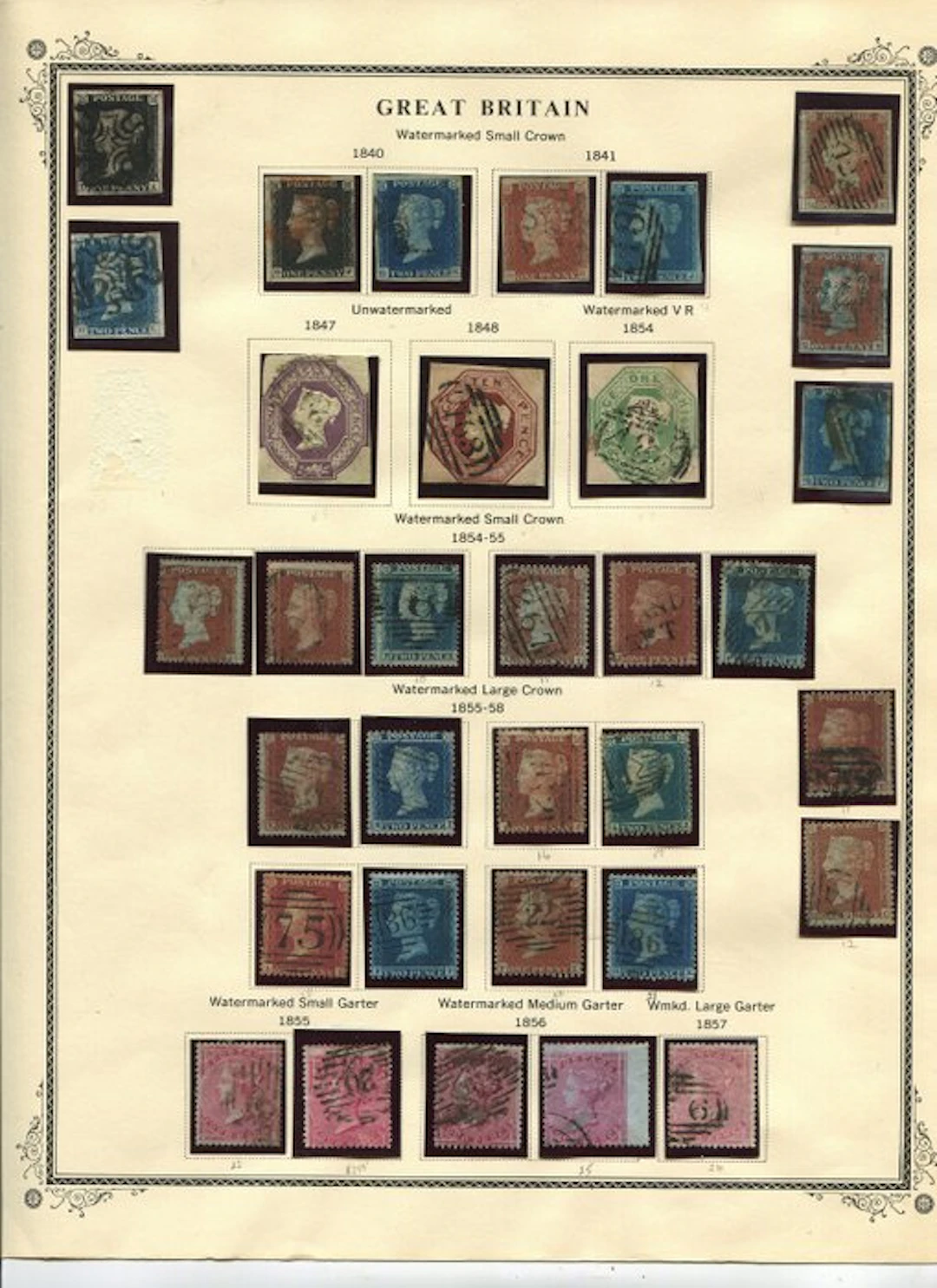 Great Britain 1840/1913 - Complete collection including all high-valued items