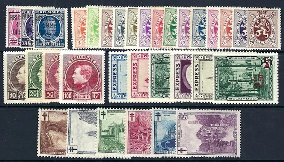 Belgium 1929 - The full volume for the year - OBP/COB 273/98