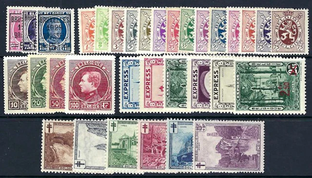 Belgium 1929 - The full volume for the year - OBP/COB 273/98